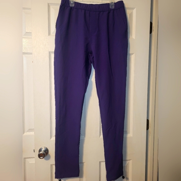 Barbell Women's Track Pants Size XXL Purple Pockets Gym Workout Lift - Picture 1 of 9